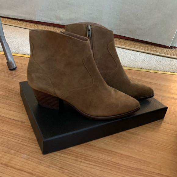 Ash Henna Suede Booties - Picture 1 of 5